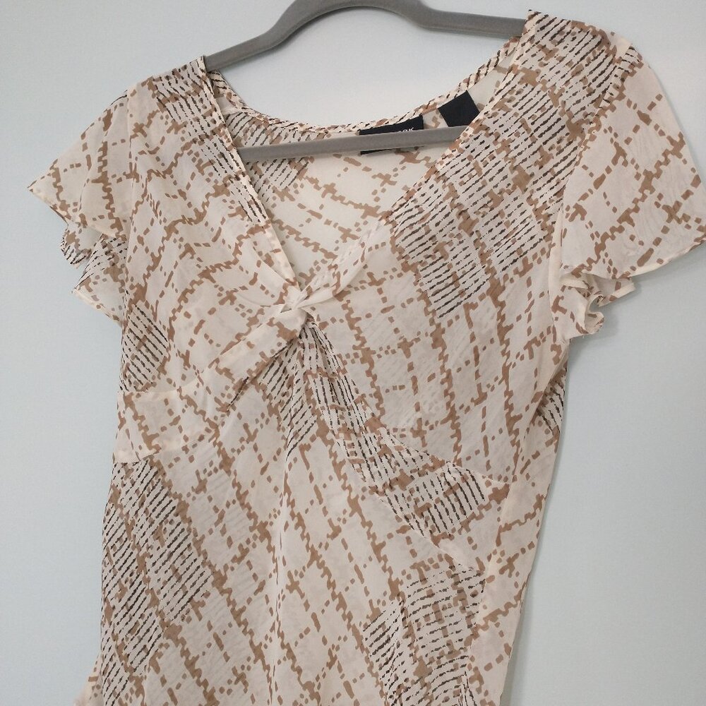 NWOT New York & Company Sheer Blouse Size M
